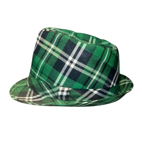Green Plaid Fedora Hat perfect for St.Patty’s Day! ☘️ - Picture 17 of 17